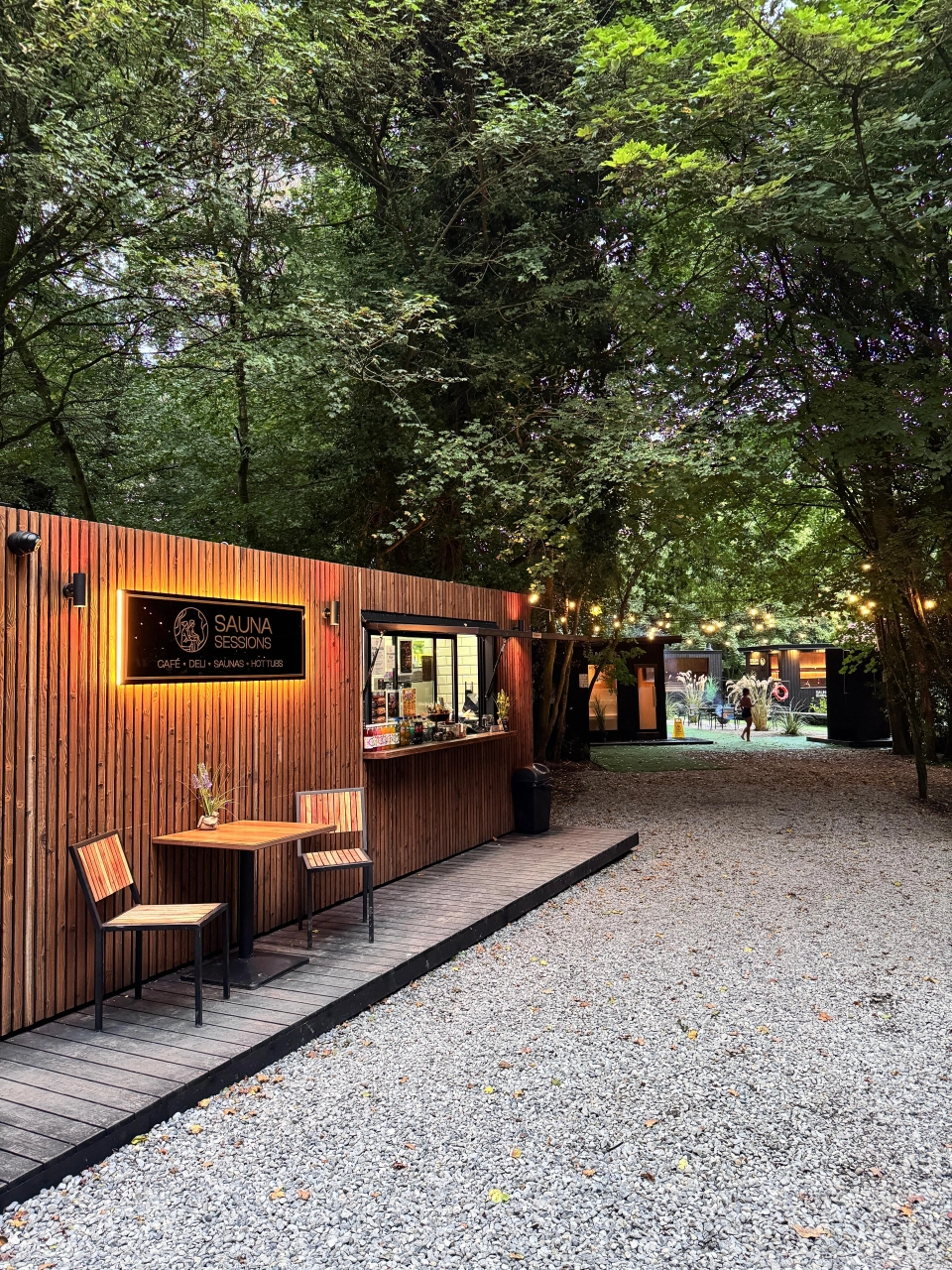 coffee shop with saunas in Stradbaly at SaunaSessions